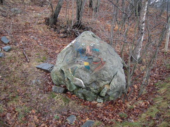 painted rock, Dartmouth